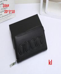 Mens Black Latest Long Wallet for Women Designer Purse Zipper Bag Ladies Card Holder Pocket Top Quality Coin Hold Credit card hold7834247