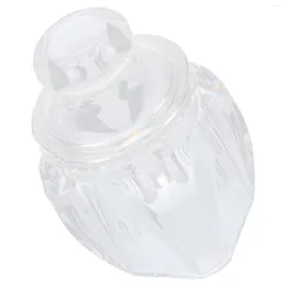 Storage Bottles Jar Cookie Tea Transparent Holder Small Candy Container