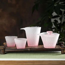 Teaware Sets Glass Tea Set Combination Home Office Living Room Teapot Black Maker Heat-resistant Teacup Luxury.