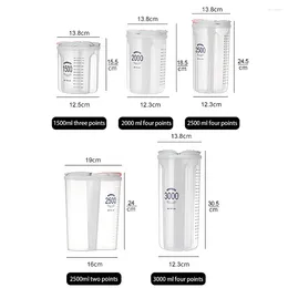 Storage Bottles Transparent Sealed Jar Plastic Kitchen Box With Lid Nut Coffee Bean Household Grain Can