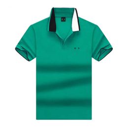 Bosss Polo Shirt Mens Polos t Shirts Designer Casual Business Golf T-shirt Pure Cotton Short Sleeves T-shirt Usa High Street Fashion Brand Summer Top Clothing Hl84