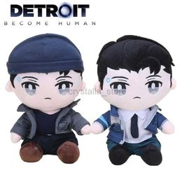 Movies TV Plush toy Detroit Become Human Plush Toys Game DBH Connor RK800 Plushies Doll Pillow Kawaii Stuffed Animal Toys For Kids Navidad Gifts 240407