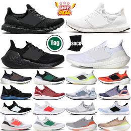 Deisgner Running Outdoor Shoes Ultraboost for Mens Womens Triple Black White Grey Orange Men Women Trainers Sneakers Size 36-45 Top Quality