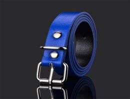 Simple Design Kids Faux Leather Belts Plsin Color Children Buckle Belt Girls Boys Leisure Strap High Quality 947 V28323231