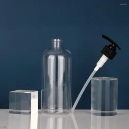 Storage Bottles Sturdy Pet For Dispensing Liquids With Bottom Design Durable Bpa-free Pump Shampoo