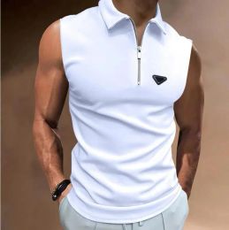 Designer's Tees T shirts Men New Zip Open Collar Horse Shirt Men's High Quality Casual Fashion Men's T-Shirt