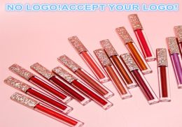 No Brand17colors shiny Lip gloss Shimmer Colour Metallic Lipgoss accept your logo3140076