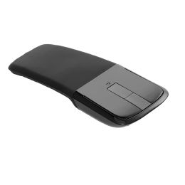 Hinges Wireless Foldable Computer Mouse Arc Touch Mice Slim Optical Gaming Folding Mouse with Usb Receiver for Microsoft Pc Laptop