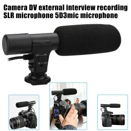 Microphones Camera Microphone Interview Microphone Compatible with Camera DV Camcorder Electric Directional Condenser Microphone GK99