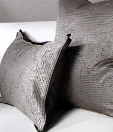Pillow Fashion Cool Grey Coffee Decorative Throw Pillow/almofadas Case 30x50 45 50 55 60 European Modern Cover Home Decorating