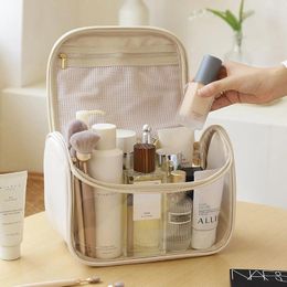 Cosmetic Bags Clear Bag Waterproof Makeup For Women Girls Portable Travel Toiletry Organiser Transparent PVC Storage Pouch Case