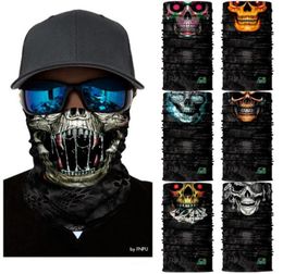 Skull Face Masks Magic Scarves Cycling Camping Hunting Climbing Bandana Headband Neck Gaiter Tube Scarf for Men4727135