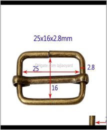 Beads 20Pcs Metal Tri Glide Slide Buckles Center Bar Adjuster For Leather Craft Bag Strap Webbing 25 32 38Mm Belt Buckle Wmtxze Tl1479652