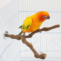 Other Bird Supplies Chew Split Stick Toy Parakeet Cage Accessories Metal Standing Bar Plaything