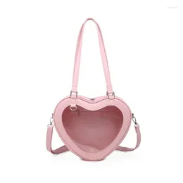 Shoulder Bags Japanese Style Ita Mommy And Me Matching Handbag Love Shape Pain Daily Bag Family Messenger IB029