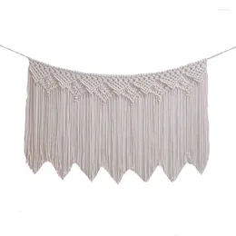 Tapestries Long Tassel Macrame Wall Hanging Tapestry Hand-woven Bohemian Decoration For Apartment Home Wedding Backdrop Bedroom Living