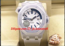 Originalbox Luxus -Armbanduhren Taucher Stooa051ca01 5 Farbe Gummiarmband Mechanische Automatik MEN039S Uhren Top Qualit3876666