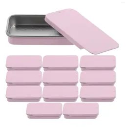 Gift Wrap 12 Pcs Storage Box Small Boxes Gum Candy Metal Container Pocket Organiser Tinplate Containers With Lids