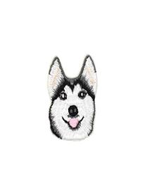 10 PCS Husky Dog Embroidered Patches for Kids Clothing Bags Iron on Transfer Applique Patch for Jeans DIY Sew on Embroidery Sticke7265521