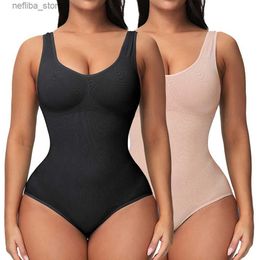 Waist Tummy Shaper Shapewear Corset Bodysuit for Women Tummy Control Shapewear V-Neck Slimming Tank Tops Waist Full Body Shaper Underwear L2447