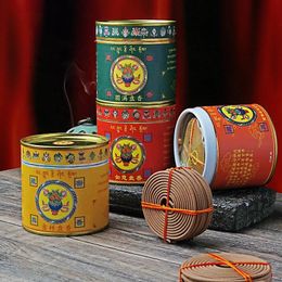 Home Meditation Tibetan Coil IncenseNatural Ingredients Aromatherapy Sandalwood blended Fragrance Role Prevention of Influenza 240407