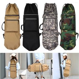 Outdoor Bags Skateboard Backpack Oxford Cloth Storage Multifunction Drawstring Closure Skate Accessories