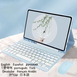 Pens for Ipad 10 Generation Case Keyboard Cover for Ipad 10.9 10th 7 8 9 10.2 10.5 Air 5 4 3 2 1 9.7 11 Inch Keyboard Case Teclado