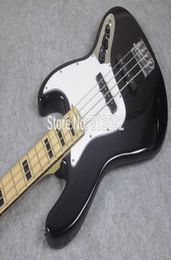 Custom Geddy Lee Signature 4 Strings Precision Jazz Electric Bass Guitar Maple Neck Fingerboard Black Block Inlays2994826