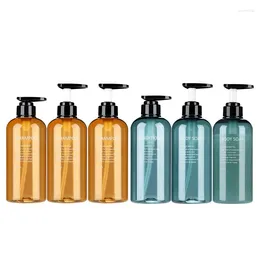 Storage Bottles 3pcs 300ml Empty Pump Bottle Dispenser Refillable Body Soap For Shampoo And Conditioner Bathroom Kitchen