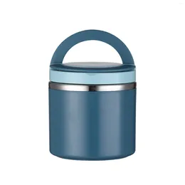 Dinnerware Leak-Proof Insulated Lunch Box Stainless Steel Large Capacity Snack Container For Outing Camping Travelling