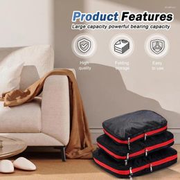 Storage Bags 3 Pcs Vacuum Clothes Compression Oxford Cloth With Double Zipper Waterproof For Travel