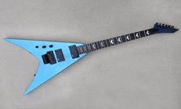 Left handed Blue Body Electric Guitar with Rosewood FingerboardBlack HardwareOffering Customized Services3678000