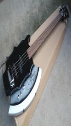 Axe 4 strings Black Body 21 Frets Electric Bass Guitar with Signature on bodyChrome hardwareRosewood fingerboardoffer customize1321959