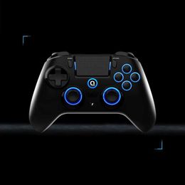 Game Controllers Joysticks QRD Spark N5 Wireless Controller 2 IOS Android PC Hall Effect 9-color LED Light Vibration Effect Game Board Q240407