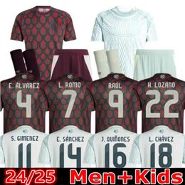 New 2024 2025 mexicoS jersey Home Away Soccer Jerseys Mens Kids kit 24 25 MexicoS H. LOSANO CHICHARITO C. VELA football jersey shirt uniform