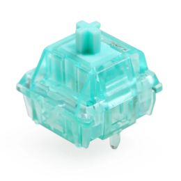 Keyboards Gateron Turquoise Tealio Switch Linear 63.5g 65g 5pin SMD RGB mx stem switch for mechanical keyboard Cyan Colorway