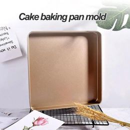 Baking Moulds Nonstick Square Pan Non-stick With Smooth Rolled Edge Heat-resistant Food Grade Cookie Sheet For