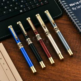 Fountain Pens Leading hollow metal signature pen precious pearl business office gift advertising H240407