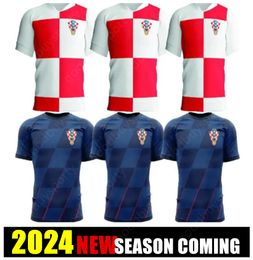 2024 Croatia Modric Soccer Jerseys national team 24 25 BREKALO PERISIC football Shirt BROZOVIC KRAMARIC REBIC LIVAKOVIC Home away men kids kits Uniform