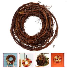 Decorative Flowers Christmas Vine Hanging Decor Twig Garland Accessories Home Natural Tree Decorations Wreath
