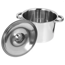 Double Boilers Saucepan Covered Stockpot Household Stainless Steel Cookware With Lid Induction