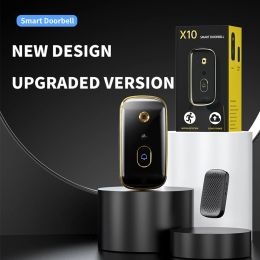 Doorbells Smart Doorbell Camera Wireless Video Doorbell 2.4g Wi Fi With Motion Detector Cloud Storage Night Two Smart Home Gadgets China