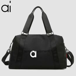 Al Yoga Gym Bag Large Traverse Duffle Bags Portable Studio Women Fitness Wet and Dry Separation Waterproof Weekender Short Distance Travel Excursion 9180