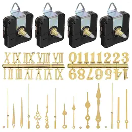 Clocks Accessories Arab 29# Shaft 13 18 20 24 6 Gold Needle Digital Wall Clock Motor Kit Plastic Works Replacement