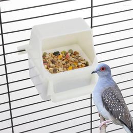 Other Bird Supplies Parrot Food Box Feeder Peony Pearl Cup Cage Accessories Starling