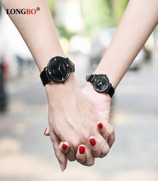 2020 LONGBO Fashion Lovers Simple Watches Luxury Leather Men Women Watches Casual Couple Watches Waterproof Hombre Mujer 50566306714
