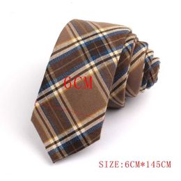 Neck Ties Fashion Cotton For Men Women Casual Plaid Tie Boys Girls Suits Slim Necktie Wedding Party Gravatas 240408