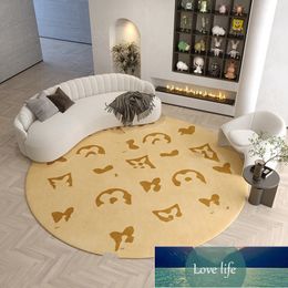 Affordable Luxury Fashion Style Crystal Velvet Carpet Living Room round Sofa Table Carpet Household Study Computer Chair Non-Slip Mats