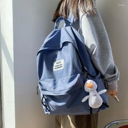 Storage Bags Schoolbag Female College Students Design Sense Simple High School Junior Large Capacity Backpack