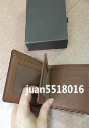 Mit Box Mens Luxury Designer Marke Wallet 2018 New Men039s Leder mit Brieftaschen für Männer Geldbeutel Wallet Men Wallet2994857